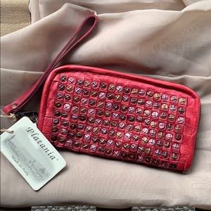 Platania Genuine Italian Leather Wristlet